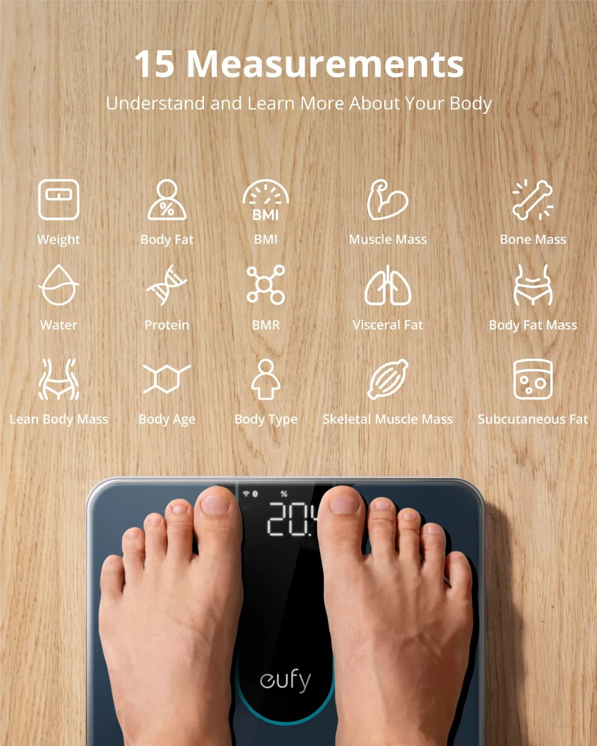 Anker Eufy Smart Scale P2 Pro, White