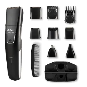 Arzum Tremmer Stainless Steel Blades, Resistance 60Min, 4Attachments, Black