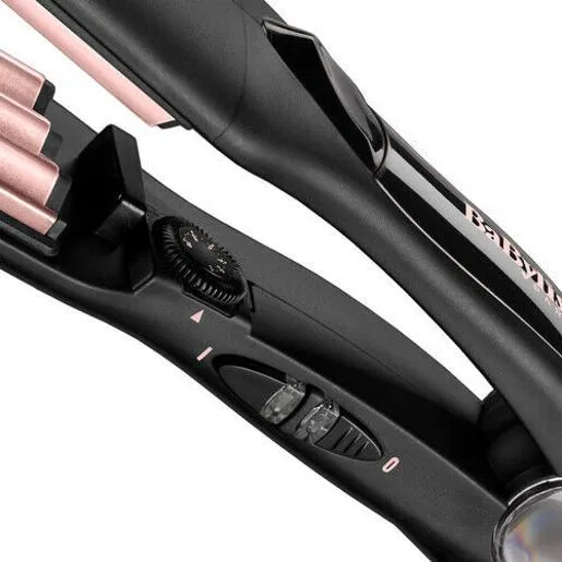 BaByliss Crimper Ceramic 10 Temps, 120C-210C Tourmaline, Black