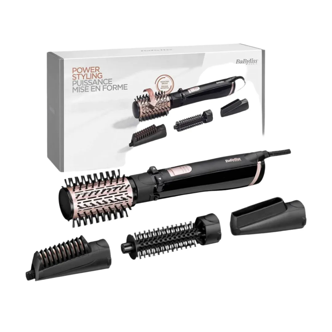 BaByliss Rotating Air Brush, 1000Watts, Black