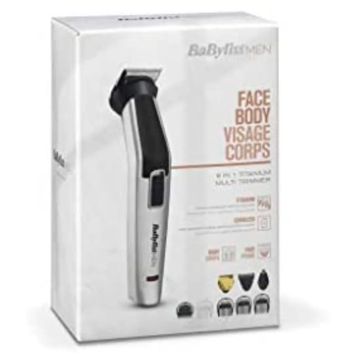 Babyliss Trimmer Multi 8-In-1, Silver