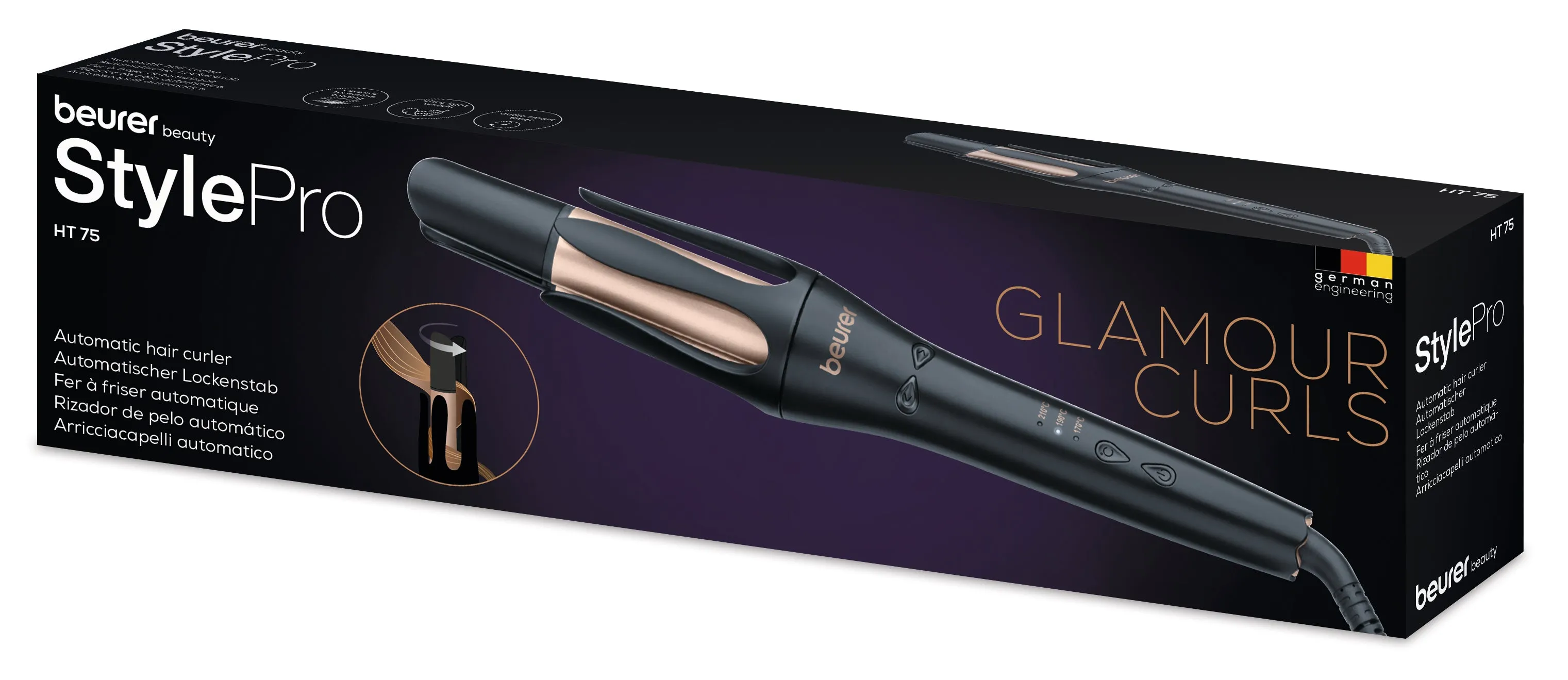 Beurer Automatic Hair Curler Black