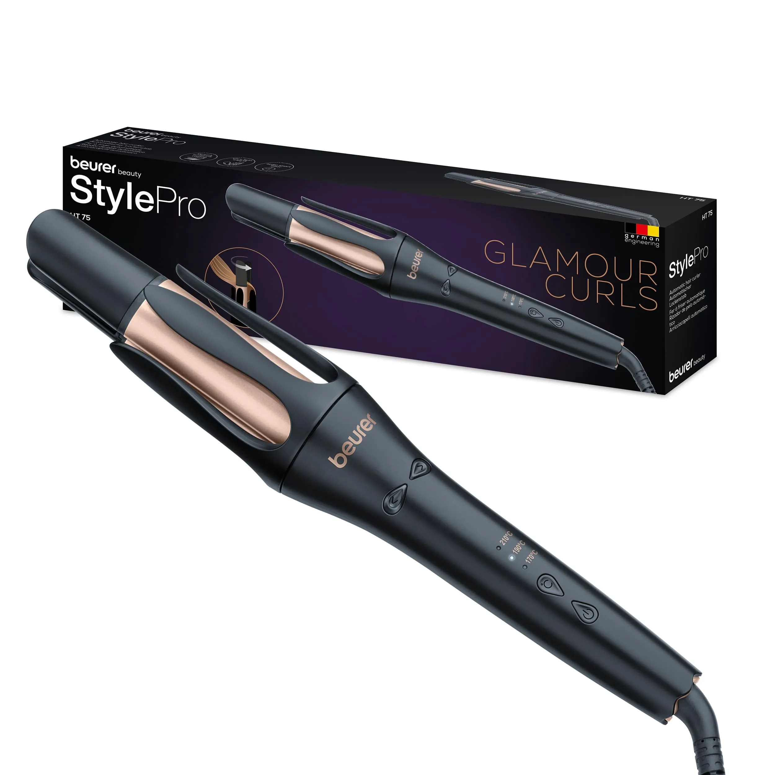 Beurer Automatic Hair Curler Black