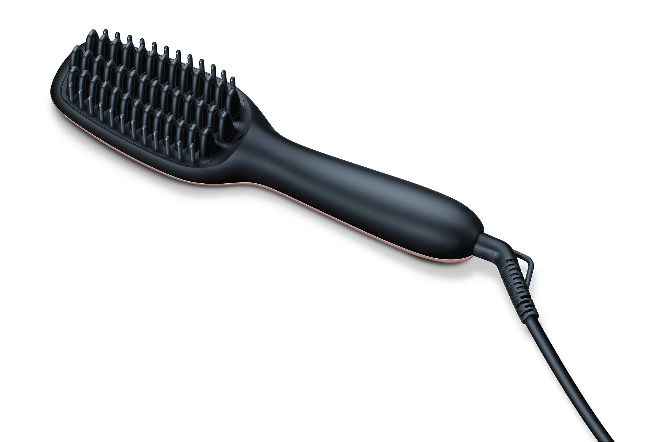 Beurer Hair Straightener Brush, 200Watts, Black