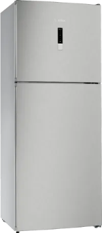 Bosch  Free Standing Fridge with Freezer, Stainless Steel Look, 328Lit