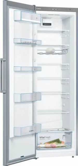 Bosch Refrigerator A   Freestanding 186*60Cm, 348Lit, Stainless Steel