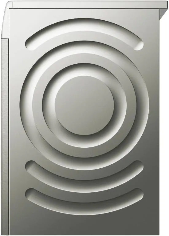 BOSCH Washing Machine Front Load A   , 1380RPM, 8KG, Silver inox