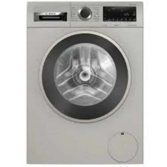 BOSCH Washing Machine Front Load A   , 1400RPM, 10KG, Silver inox