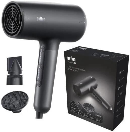 BRAUN Hair Dryer Htdc Dryer Super, Ionic Black