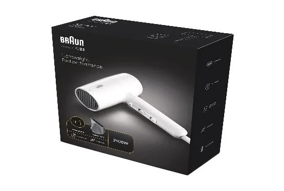 BRAUN Hair Dryer, White