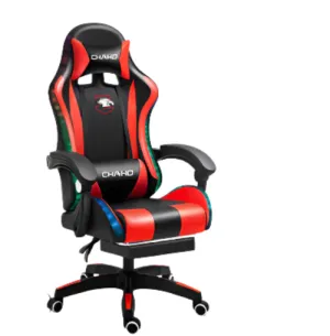 Chaho Gaming Chair with RGB Light, Footrest and Massage