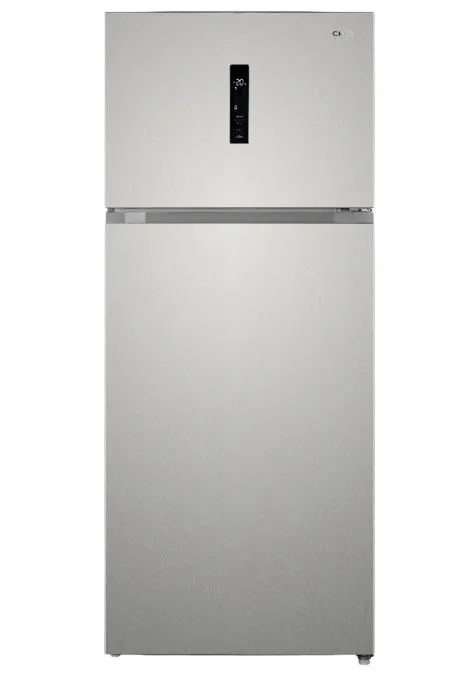 CHiQ Top Mount Refrigerator A , 580Lit, Inverter, Glass Shelf, Inox