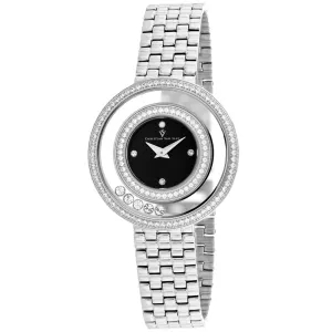 Christian Van Sant Women's Black dial Watch