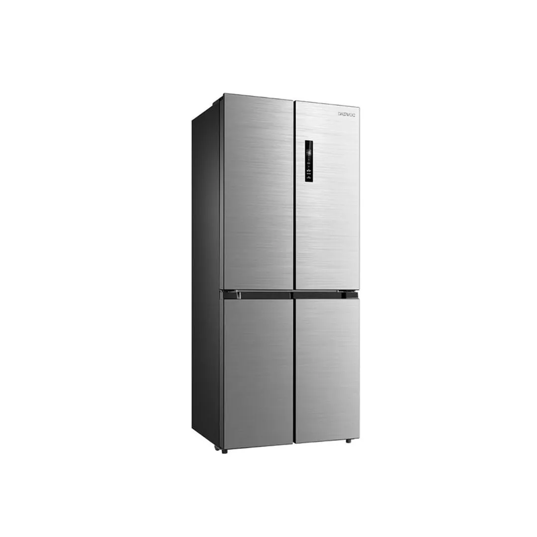 Daewoo Refrigerator Four Door, 503 Lit. Inverter Compressor, Digital, Stainless Steel