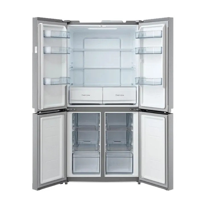 Daewoo Refrigerator Four Door   / A  / Silver Glass 505 Lit
