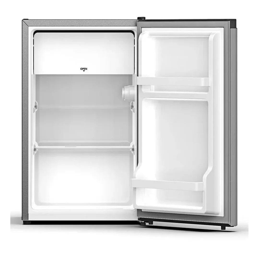Daewoo Refrigerator Single Door, 85 Lit, Metal Handle, Stainless Steel, A 