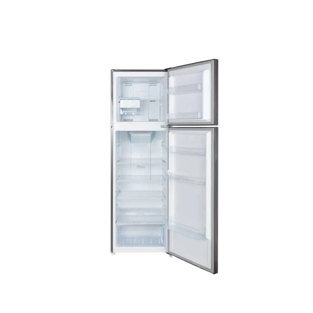 Daewoo Refrigerator Top Mount A, 255 Lit, Inverter Compressor, Stainless Steel