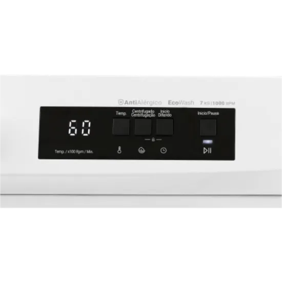 DAEWOO Washing Machine A   , 7 KG, 1000RPM, White