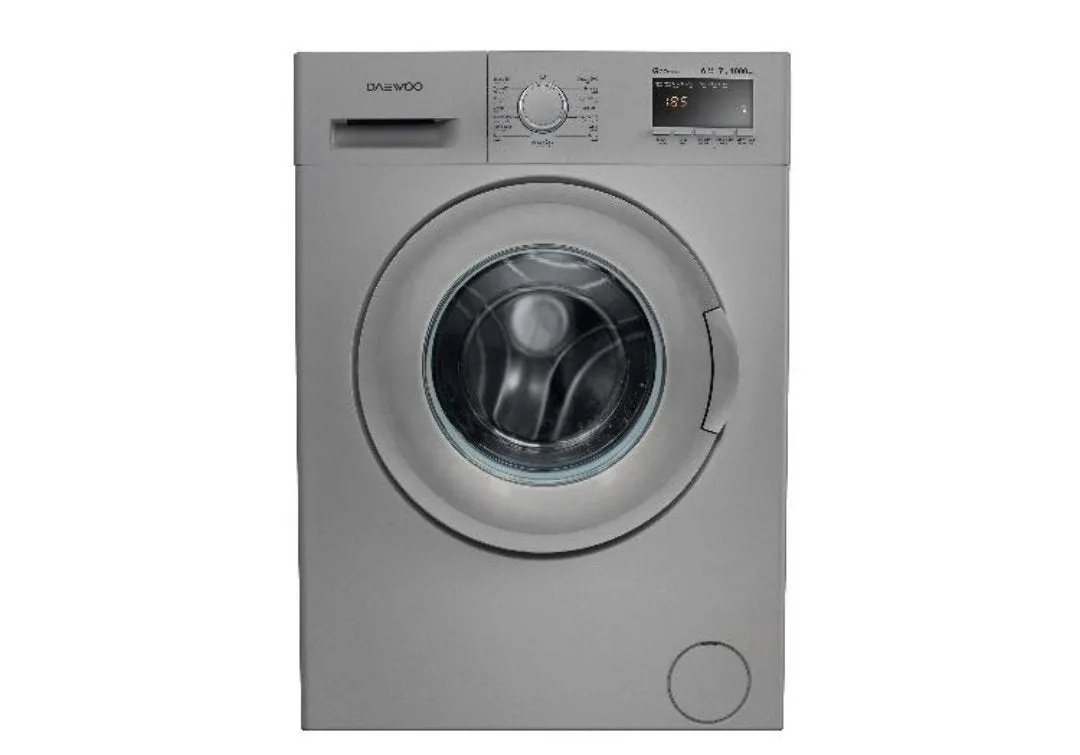 DAEWOO Washing Machine A   , 7KG, 1000RPM, Silver