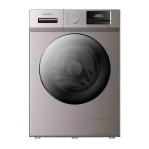 Daewoo Washing Machine A   , 8KG, 1200RPM, Silver