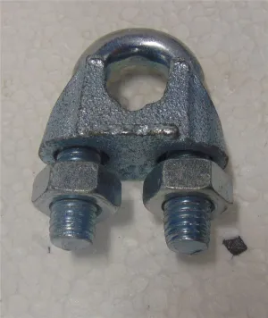 Deacon Electro Galvanised Wire Rope Grip Din 741 6mm