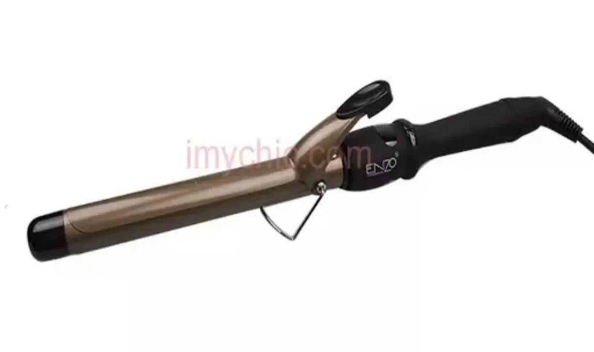 Enzo Hair Curling Iron Professional Salon, Ceramic, Titanium