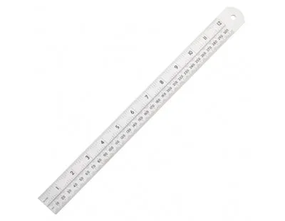 Fisher Steel Rule 300mm