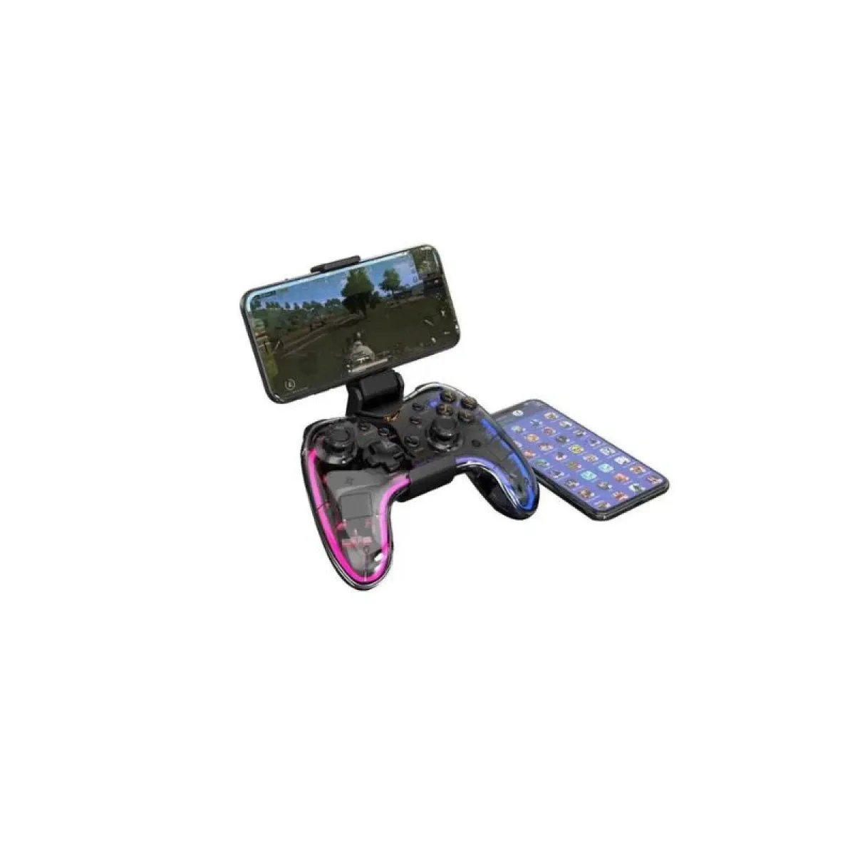 HAVIT Transparent RGB Gamepad, Black