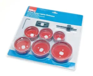 Hilka 8-Piece Downlights Holesaw Set