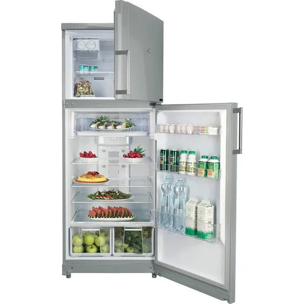 Indesit Top Mount Refrigerator Double Door A , 427Lit, Stainless Steel