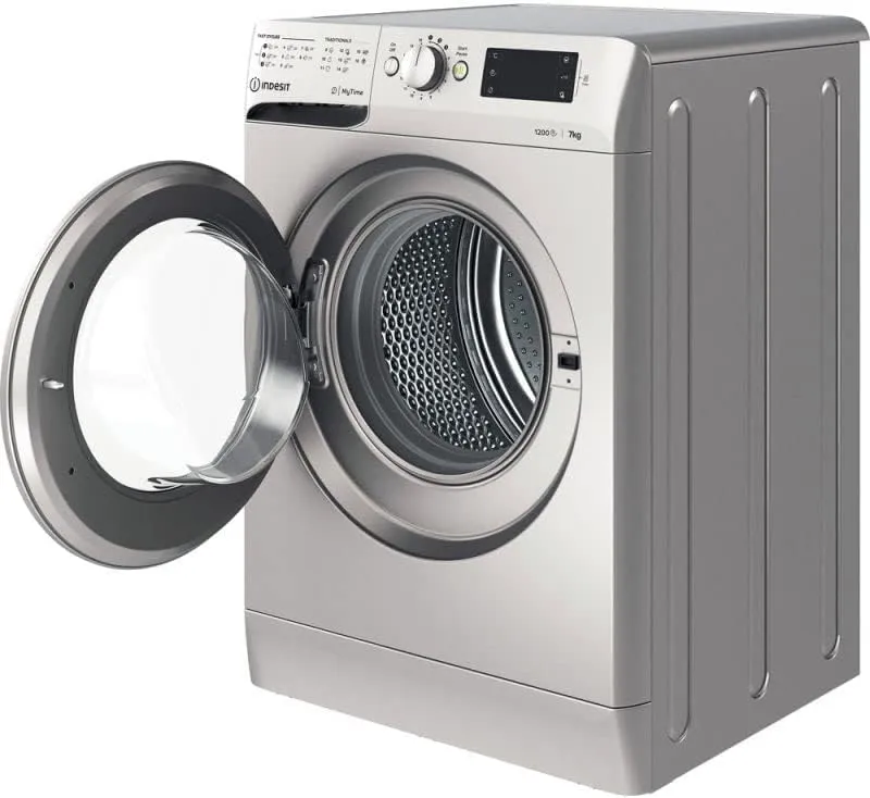 INDESIT Washing Machine Inverter A   , 1200 rpm, 7KG, Silver
