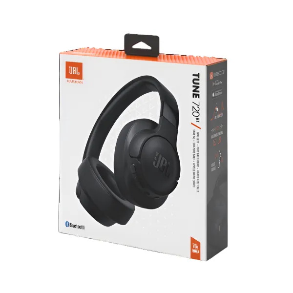 JBL Tune Wireless Oer-Ear Headphones, Pure Bass sound, BT 5.3, up to 76 hours, Black