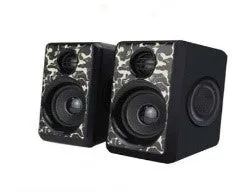 Kisonli Usb Mini Speaker Gaming With Rgb Led Light Two Sound Channel Desktop Speaker Speake