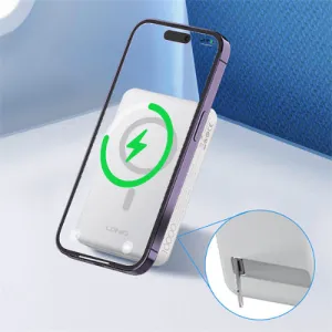 Ldnio Magnetic Wireless charging Power bank, 10000Mah, White