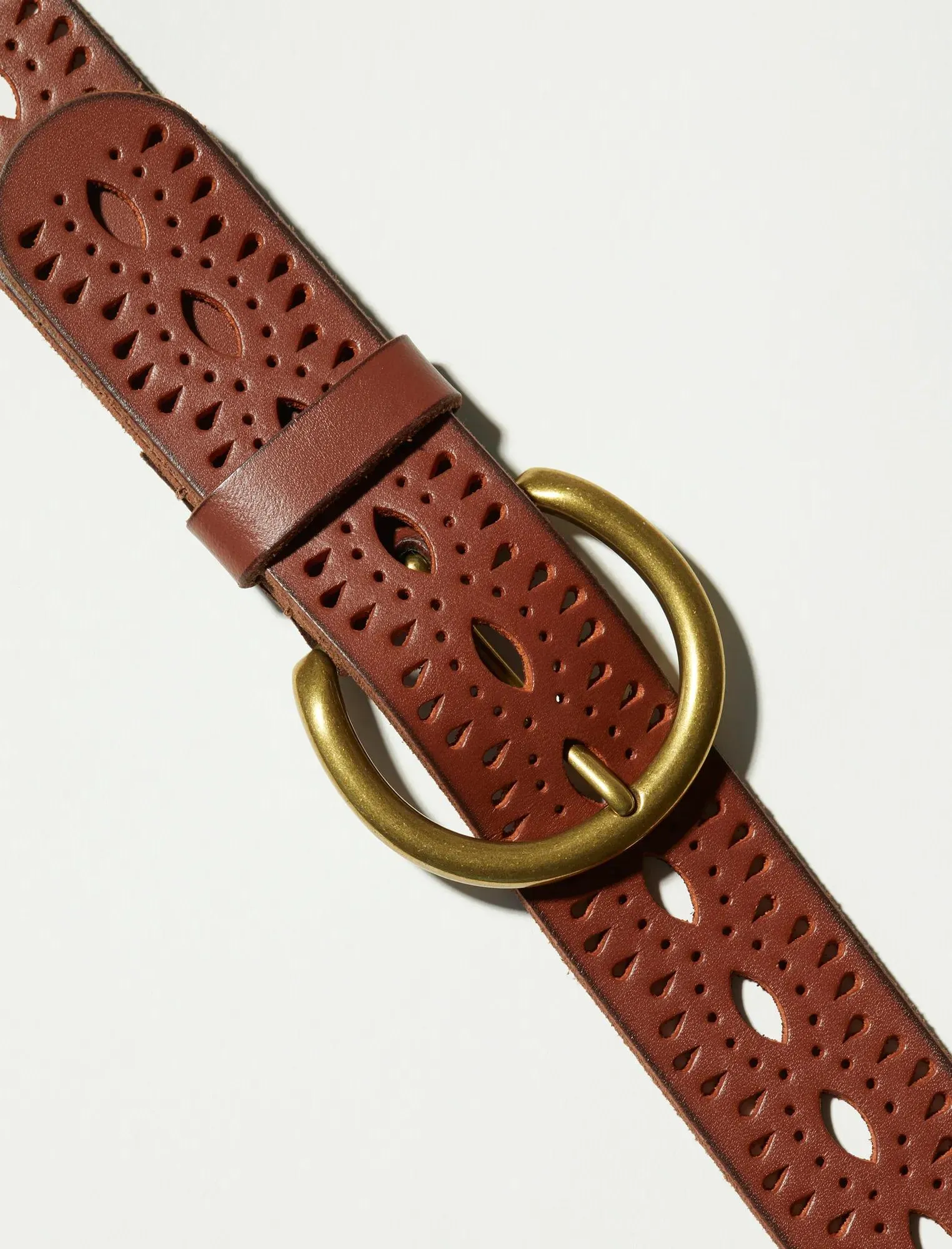 Lucky Brand Beachwood Cutout Belt