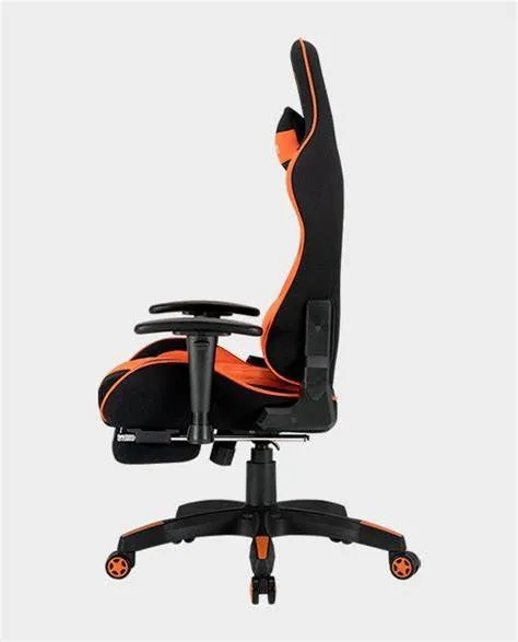 Meetion 2D Armrest Massage Gaming E-Sport Chair with Footrest
