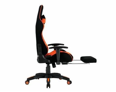 Meetion 2D Armrest Massage Gaming E-Sport Chair with Footrest