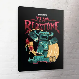 Minecraft (Team Bedstone) 60X80 Canvas