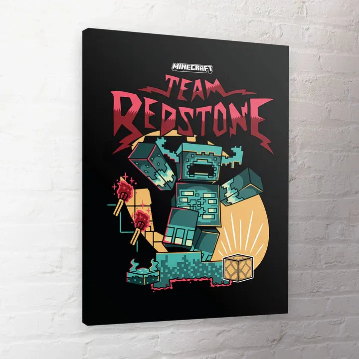 Minecraft (Team Bedstone) 60X80 Canvas