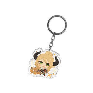 Mora_Vtuber Baguette Chibi Keychain