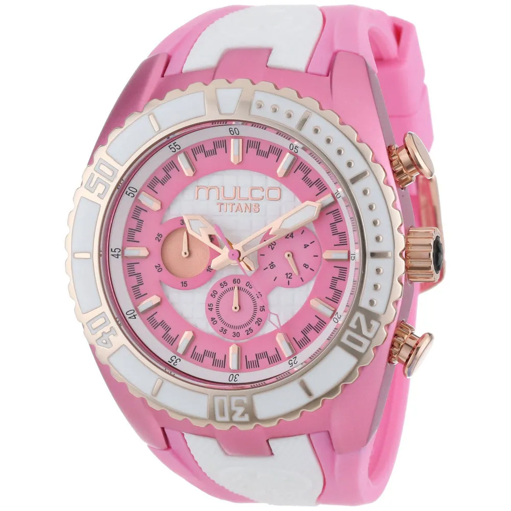 Mulco Women's Pink dial Watch