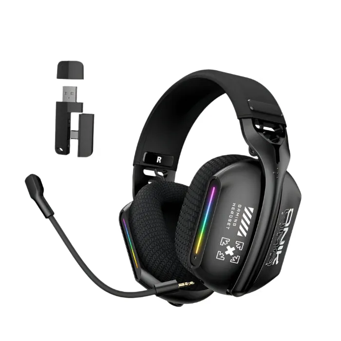 ONIKUMA Gaming Headset Wireless, Three Model Headset, Active Noise Cancellation