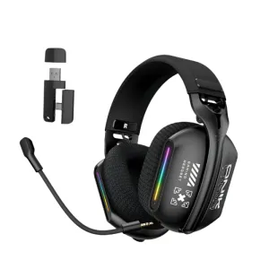 ONIKUMA Gaming Headset Wireless, Three Model Headset, Active Noise Cancellation