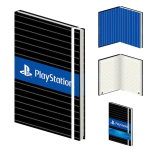 Playstation (Pinstripe) A5 Premium Notebook