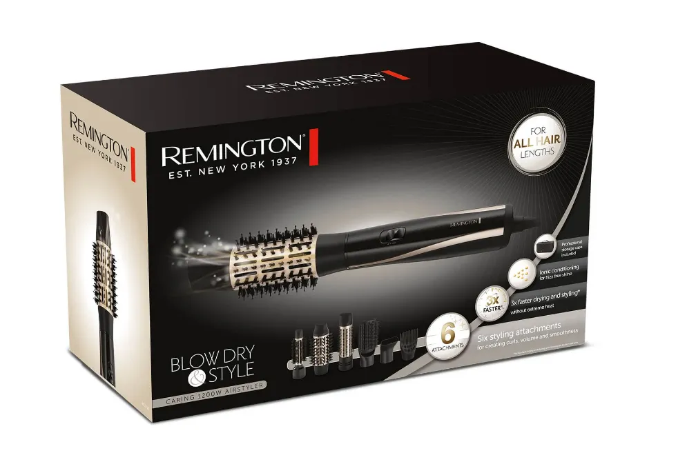 Remington Blow Dry & Style Hair, 1200Watts, Black