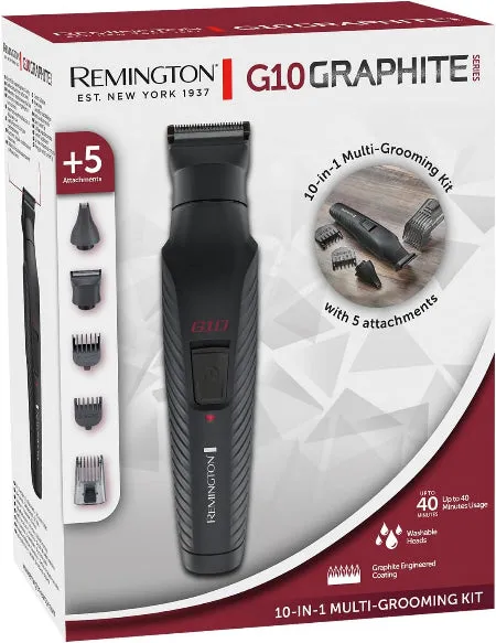 Remington Shaver 10-in-1, Multi Grooming kit, Black