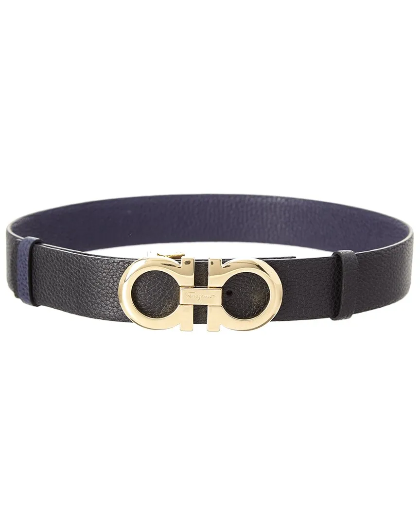Salvatore Ferragamo Adjustable & Reversible Gancini Leather Belt