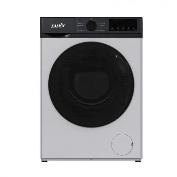 Samix Front Load Washing Machine, 10KG, 1400Rpm, Silver
