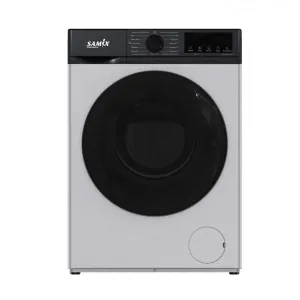 Samix Front Load Washing Machine, 10KG, 1400Rpm, Silver