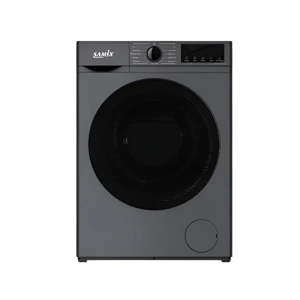 Samix Front Load Washing Machine, 8KG, 1400Rpm, Black
